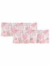 Pacote com 2 Valances Rullikatlyi Pink Coastal para Windows 54x46cm