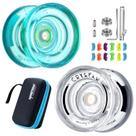Pacote com 2 Yo-Yo MAGICYOYO K2 Crystal para crianças com acessórios Pacote com 2 Yo-Yo MAGICYOYO K2 Crystal para crianças com acessórios