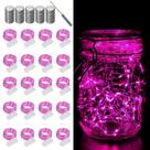 Pacote com 20 Fairy Lights LAMPHOME, operado por bateria, cobre prateado de 2 m