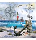 Pacote Com 20 Guardanapos 33x33cm De Papel Anchorage Fsc Mix