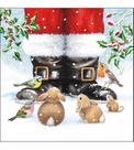 Pacote Com 20 Guardanapos 33x33cm De Papel Looking Up To Santa Fsc Mix