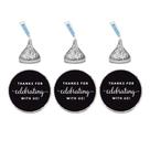 Pacote com 216 etiquetas Chocolate Drop Andaz Press Trio