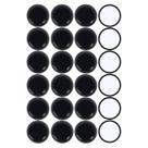 Pacote com 24 unidades Furniture Slider Ezprotekt, autoadesivo redondo de 4,5 cm