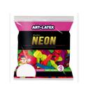 Pacote com 25 Balões Nº 09 Neon Sortidos Art-Latex Brilham na Luz Negra para Decoração de Festas e