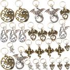 Pacote com 28 chaveiros Metal Dragon da Roaqua, lembrancinhas para festas de aniversário