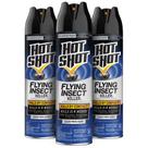 Pacote com 3 aerossóis Flying Insect Killer HOT SHOT 425 ml