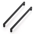 Pacote com 3 alças de armário Ravinte, preto fosco, puxadores de 29 cm