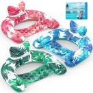 Pacote com 3 cadeiras flutuantes de piscina infláveis Pool Floats KEUCL Pacote com 3 cadeiras flutuantes de piscina infláveis Pool Floats KEUCL
