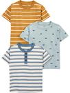 Pacote com 3 camisetas de manga curta para bebês Simple Joys by Carter's 5 US