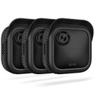 Pacote com 3 capas de silicone para câmeras Blink Outdoor 4, preta