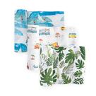 Pacote com 3 cobertores Little Unicorn Premium Muslin Swaddle
