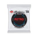 Pacote com 3 cordas de guitarra acústica Martin Retro Monel Light Gauge Pacote com 3 cordas de guitarra acústica Martin Retro Monel Light Gauge