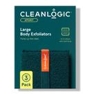 Pacote com 3 esfoliantes corporais Cleanlogic Sport