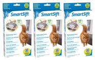 (pacote com 3) Forro Catit Design para peneirar a base da panela Cat - 12 forros