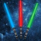 Pacote com 3 Light Up Sabre LESUTER TOYS com som FX para crianças Pacote com 3 Light Up Sabre LESUTER TOYS com som FX para crianças