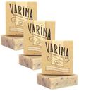Pacote com 3 sabonetes Varina Patchouli Sandalwood Gentle Cleansing