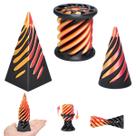 Pacote com 3 unidades do Fidget Toy KIFOUBR Impossible Cone Spiral Cone