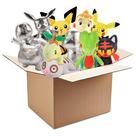 Pacote com 3 unidades variadas de pelúcia Blind Box Pokémon 8 para crianças a partir de 2 anos