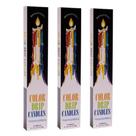 Pacote com 3 velas General Wax & Candle Company Color Drip Pacote com 3 velas General Wax & Candle Company Color Drip