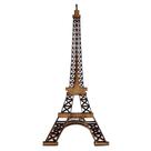 Pacote com 30 Aplique Decorativo Torre Eiffel 6cm Mdf Madeira