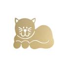 Pacote Com 30 Aplique Gato Enfeite Decoração PP 7x5 Laser Mdf Madeira