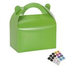 Pacote com 30 caixas de presentes verdes para lembrancinhas Bsay 16,5x10x10 cm