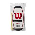 Pacote com 30 Overgrip WILSON Pro branco para raquete de tênis Pacote com 30 Overgrip WILSON Pro branco para raquete de tênis