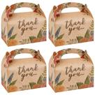 Pacote com 36 caixas de lembrancinhas florais de agradecimento DjinnGlory Kraft, 16x9x9 cm