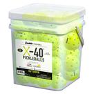 Pacote com 36 Pickleballs Franklin Sports X-40 Yellow Outdoor