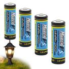 (pacote com 4) Bateria recarregável HyperPS 3,2 V LiFePO4 400 mAh