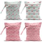Pacote com 4 bolsas úmidas impermeáveis VBCVBGFH 25x30 cm de viagem