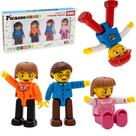 Pacote com 4 bonecos de ação magnéticos para a família PicassoTiles