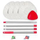 Pacote com 4 cabeças de reposição Spin Mop para Oceda EasyWring Pacote com 4 cabeças de reposição Spin Mop para Oceda EasyWring