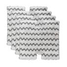 Pacote com 4 esfregões Steam Mop Pads para Shark Lift-Away Pro Genius S3973