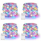 Pacote com 4 Fairy String Lights Dazzle Bright, 20 m 240 LED à prova d'água