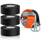 Pacote com 4 fita adesiva Deck Joist TolleSonne, 2 cm x 15 m, butilo impermeável Pacote com 4 fita adesiva Deck Joist TolleSonne, 2 cm x 15 m, butilo impermeável