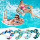 Pacote com 4 flutuadores de piscina OKSUWATER para adultos com porta-copos Pacote com 4 flutuadores de piscina OKSUWATER para adultos com porta-copos