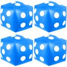 Pacote com 4 Game Dice Mototo, Jumbo, inflável, 32 cm, azul