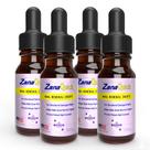 Pacote com 4 gotas ZanaQuick Nail Renewal Drops Extra Strength