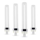 Pacote com 4 lâmpadas CFL Circle Dulux 13W substitui Philips e Sylvania
