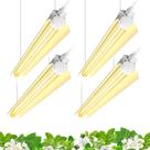 Pacote com 4 lâmpadas LED Grow Light Barrina 96W Full Spectrum 60 cm