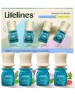 Pacote com 4 misturas de óleos essenciais Lifelines para difusores de aromaterapia