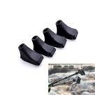 Pacote com 4 pontas de bengala de trekking Pole Tips para bengala JJZS Pacote com 4 pontas de bengala de trekking Pole Tips para bengala JJZS
