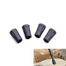 Pacote com 4 pontas de borracha para bengalas e bastões de trekking Pacote com 4 pontas de borracha para bengalas e bastões de trekking