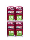 Pacote com 4 recargas Lint Roller Metkix (total de 400 folhas) Pacote com 4 recargas Lint Roller Metkix (total de 400 folhas)