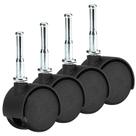 Pacote com 4 rodas Caster, compatível com o aspirador Shop Vac