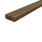Pacote com 4 tábuas de madeira de nogueira-preta 2 x 1,9 x 40,5 cm