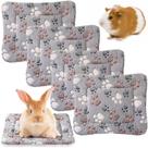 Pacote com 4 tapetes de cama Tuanse Pet 32x25cm reversível, macio e aconchegante