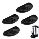 Pacote com 4 unidades, bandeja coletora de café de silicone Brikinte, protetor contra derramamentos