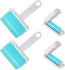 Pacote com 4 unidades de gel lavável Lint Roller NUOBUT para removedor de pelos de animais